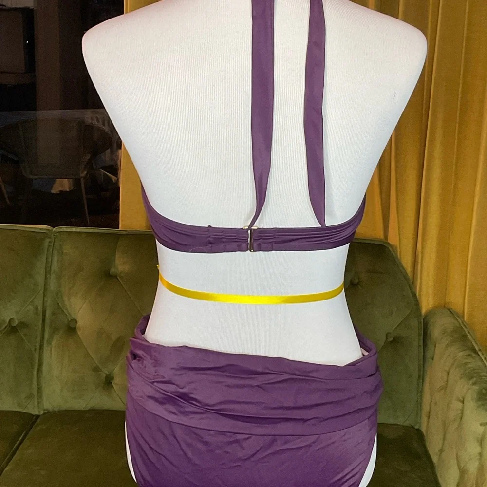 VICTORIA’S SECRET The Heavenly Bikini Eggplant BIKINI Lg